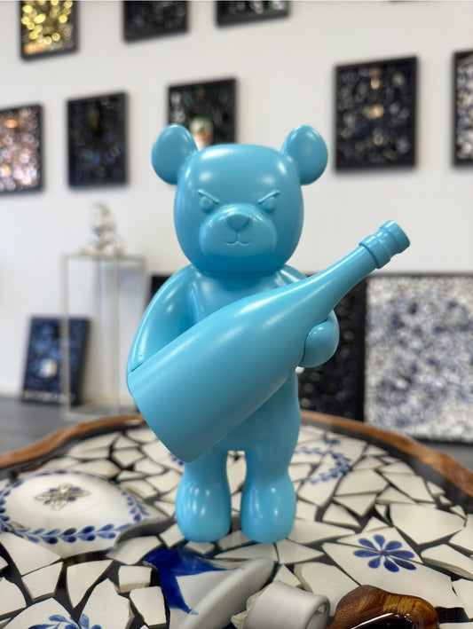 Champagne Bear (Blue)